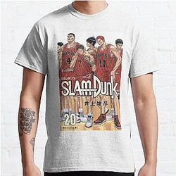 Slam Dunk T-Shirts - Slam Dunk Anime Classic T-Shirt RB0512
