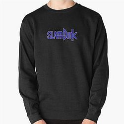Slam Dunk Sweatshirts - Gold Stroke Blue Letter Slam Dunk Sweatshirt RB0512