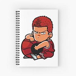 Slam Dunk Notebook - hanamitchi chibi Spiral Notebook