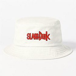 Slam Dunk Hats &amp; Caps - Dark Stroke Red Letter Slam Dunk Bucket Hat RB0512