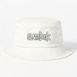Slam Dunk Hats &amp; Caps - Black Stroke White Letter Slam Dunk Bucket Hat RB0512