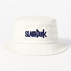 Slam Dunk Hats &amp; Caps - Blue Stroke Black Letter Slam Dunk Bucket Hat RB0512
