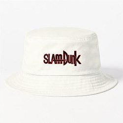 Slam Dunk Hats &amp; Caps - Red Stroke Black Letter Slam Dunk Bucket Hat RB0512