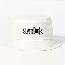 Slam Dunk Hats &amp; Caps - Gold Stroke Black Letter Slam Dunk Bucket Hat RB0512