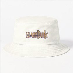 Slam Dunk Hats &amp; Caps - Blue Stroke Gold Letter Slam Dunk Bucket Hat RB0512