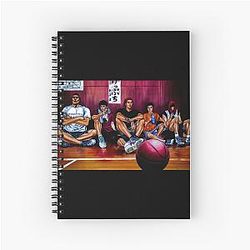 Slam Dunk Notebook - SLAM DUNK SHOHOKU TEAM! Spiral Notebook