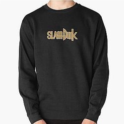 Slam Dunk Sweatshirts - White Stroke Gold Letter Slam Dunk Sweatshirt RB0512