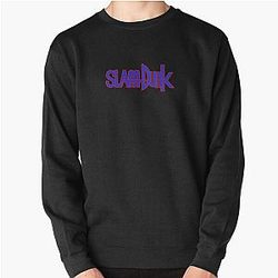 Slam Dunk Sweatshirts - Red Stroke Blue Letter Slam Dunk Sweatshirt RB0512
