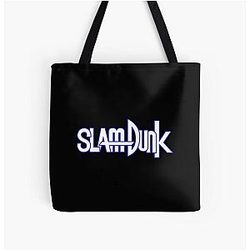 Slam Dunk Bags - Blue Stroke White Letter Slam Dunk Tote Bag RB0512