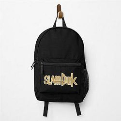 Slam Dunk Backpacks - White Stroke Gold Letter Slam Dunk Backpack RB0512