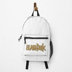 Slam Dunk Backpacks - Black Stroke Gold Letter Slam Dunk Backpack RB0512