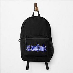 Slam Dunk Backpacks - White Stroke Blue Letter Slam Dunk Backpack RB0512