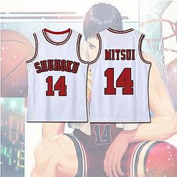 Slam Dunk Cosplay - Slam Dunk Hisashi Mitsui White Baseball Cosplay Costume
