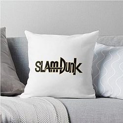 Slam Dunk Pillows - Gold Stroke Black Letter Slam Dunk Throw Pillow RB0512