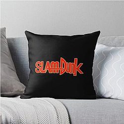 Slam Dunk Pillows - Gold Stroke Red Letter Slam Dunk Throw Pillow RB0512