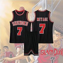 Slam Dunk Cosplay - Slam Dunk Ryota Miyagi Black Cosplay Costume