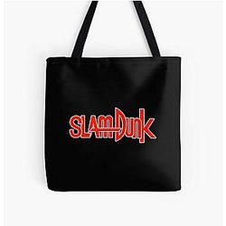 Slam Dunk Bags - White Stroke Red Letter Slam Dunk Tote Bag RB0512