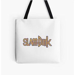 Slam Dunk Bags - Blue Stroke Gold Letter Slam Dunk Tote Bag RB0512