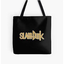 Slam Dunk Bags - White Stroke Gold Letter Slam Dunk Tote Bag RB0512