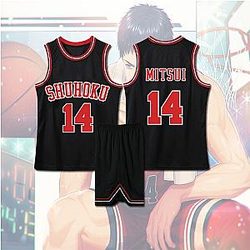 Slam Dunk Cosplay - Slam Dunk Hisashi Mitsui Black Cosplay Costume
