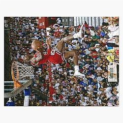 Slam Dunk Puzzles - Michael Jordan 1987 Slam Dunk Contest Jigsaw Puzzle RB0512