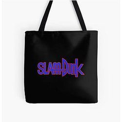 Slam Dunk Bags - Red Stroke Blue Letter Slam Dunk Tote Bag RB0512
