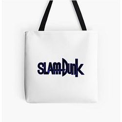 Slam Dunk Bags - Blue Stroke Black Letter Slam Dunk Tote Bag RB0512