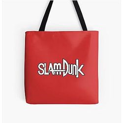 Slam Dunk Bags - Black Stroke White Letter Slam Dunk Tote Bag RB0512