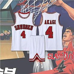 Slam Dunk Cosplay - Slam Dunk Akagi Takenori White Cosplay Costume