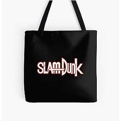 Slam Dunk Bags - Red Stroke White Letter Slam Dunk Tote Bag RB0512