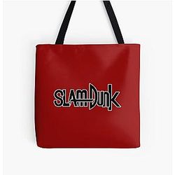 Slam Dunk Bags - White Stroke Black Letter Slam Dunk Tote Bag RB0512