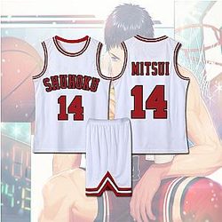 Slam Dunk Cosplay - Slam Dunk Hisashi Mitsui White Cosplay Costume