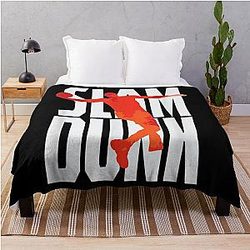 Slam Dunk Blanket - Slam Dunk Basketball Throw Blanket RB0512