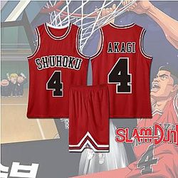 Slam Dunk Cosplay - Slam Dunk Akagi Takenori Red Cosplay Costume