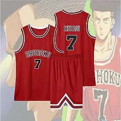 Slam Dunk Cosplay - Slam Dunk Ryota Miyagi Red Cosplay Costume