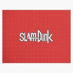 Slam Dunk Puzzles - Black Stroke White Letter Slam Dunk Jigsaw Puzzle RB0512