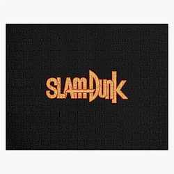 Slam Dunk Puzzles - Red Stroke Gold Letter Slam Dunk Jigsaw Puzzle RB0512