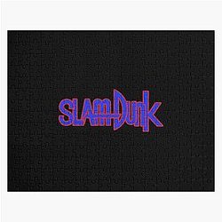 Slam Dunk Puzzles - Red Stroke Blue Letter Slam Dunk Jigsaw Puzzle RB0512