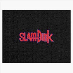 Slam Dunk Puzzles - Blue Stroke Red Letter Slam Dunk Jigsaw Puzzle RB0512