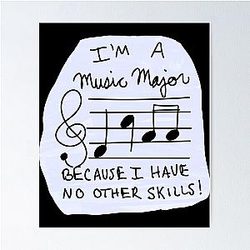 Music Major Slander Poster RB1512