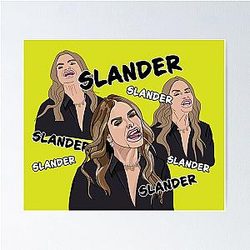 SLANDER SLANDER at The Lawyer Lunch Poster RB1512
