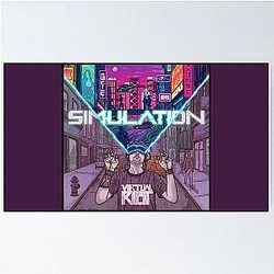 virtual riot disciple simulation ep lp album 2021 Poster RB1512