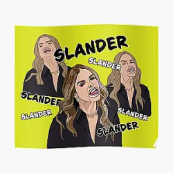 The Lawyer PTTT2805  Slander Poster