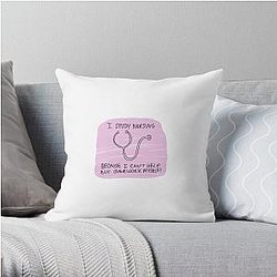 Nursing Slander Throw Pillow RB1512