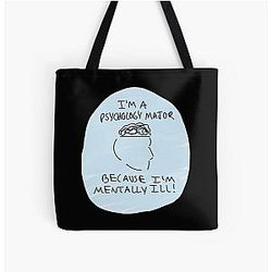 Psychology Major Slander All Over Print Tote Bag RB1512