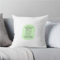 Journalism Slander Throw Pillow RB1512