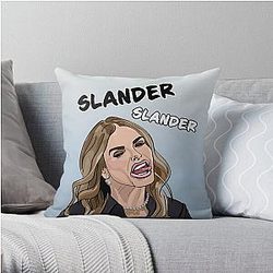 SLANDER SLANDER  at The Lawyer Lunch Throw Pillow RB1512