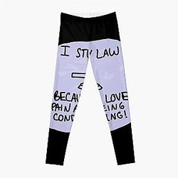 Law Slander Sticker Leggings RB1512