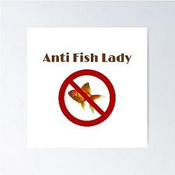 Fish Lady Slander Poster RB1512