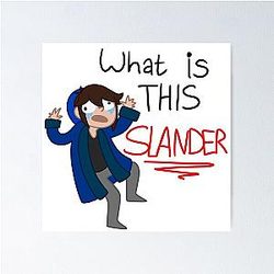 What is this Slander Poster RB1512
